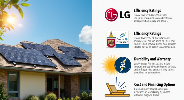 Solar panel brands and options